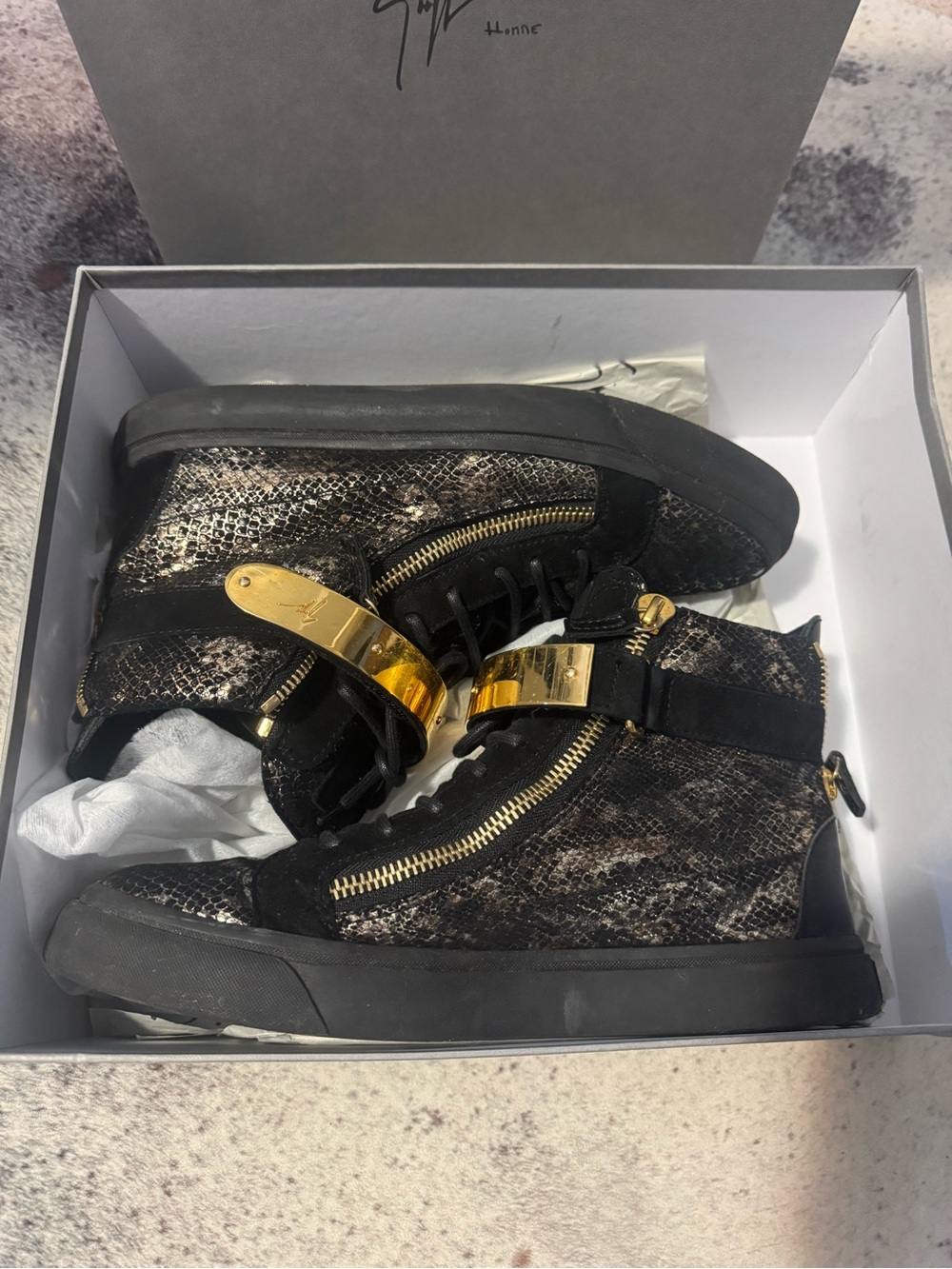 Giuseppe Zanotti London TR High-Top Sneakers